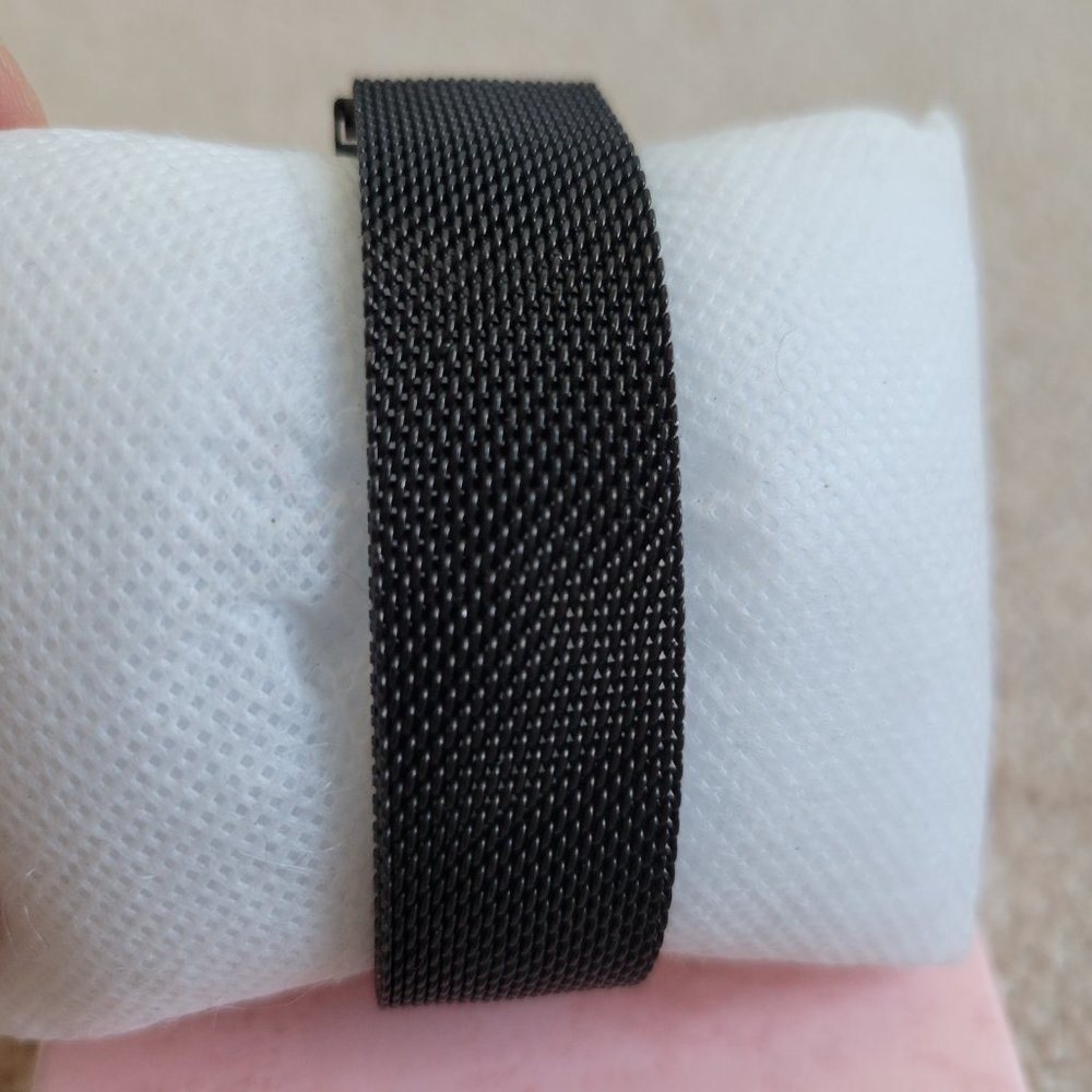 Black Grey Quartz Wrist Watch Metal Chain Bracelet Strap Analog Mesh Band Watch - Picture 3 of 5